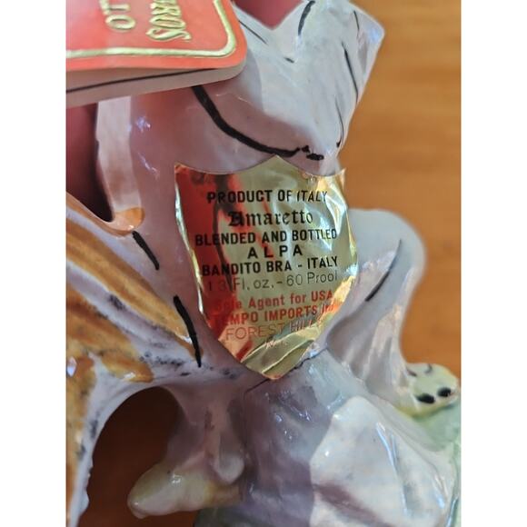 VTG ALPA Warner Brothers Carosello Decanter Italy Looney FOGHORN LEGHORN empty - Picture 7 of 11